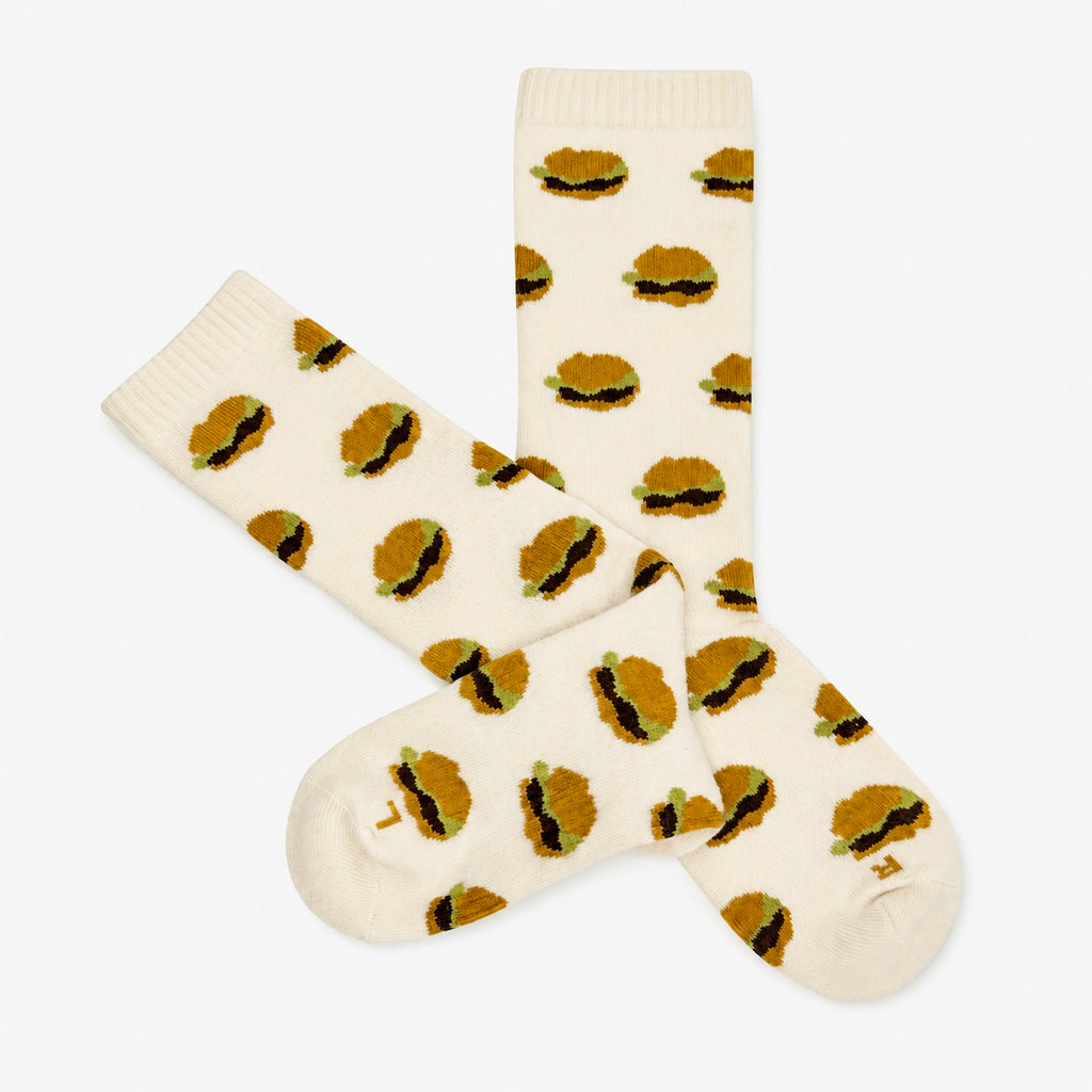 HB Snowear Hamburger Merino Wool Snow Socks — on-mountain lifestyle product view