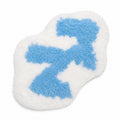 HB Snowear Sleep Sticker — hand-tufted wool and acrylic Hambao sleep symbol textile helmet sticker