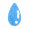 HB Snowear Water Drop Sticker — hand-tufted wool and acrylic Hambao water drop textile helmet sticker