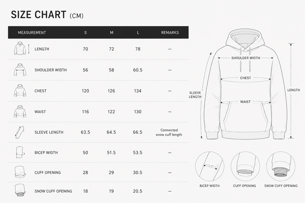 HB Snow Hoodie