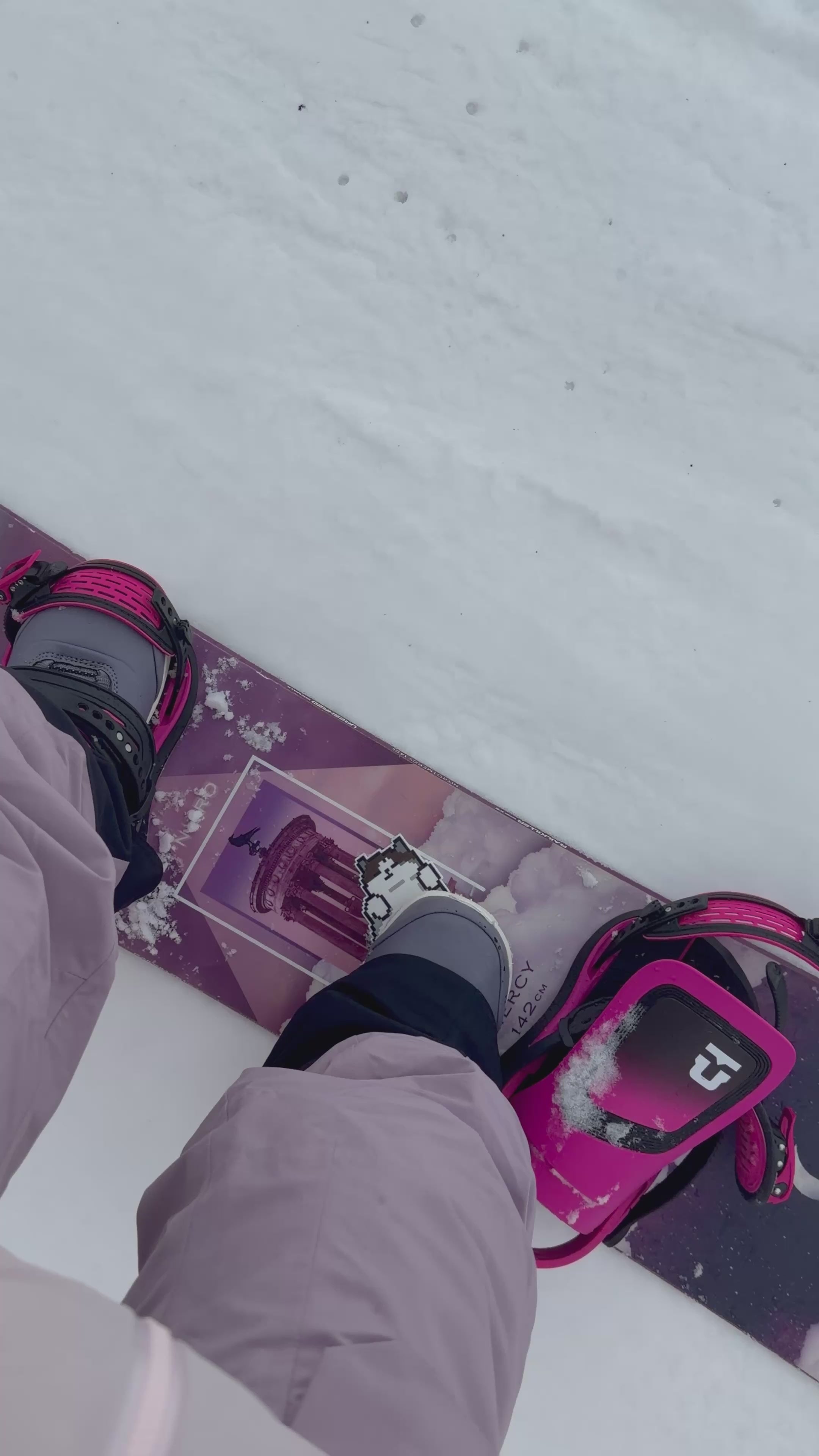 Anti-Slip Snowboard Stomp Pad — Classic Cat Edition